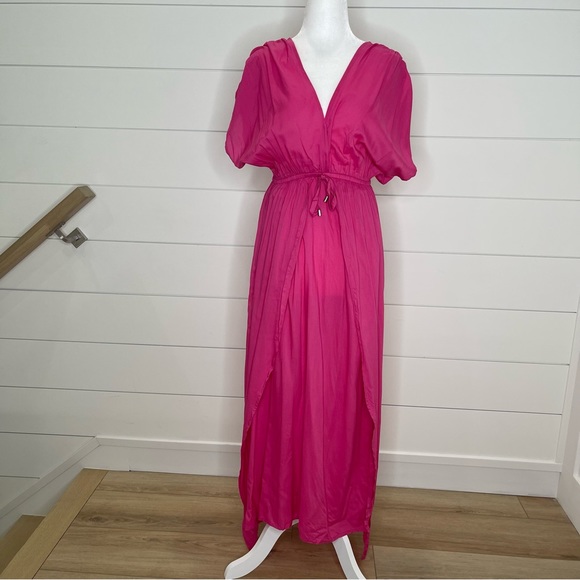 Elan Wrap Maxi Cover-up Dress - Picture 5 of 9